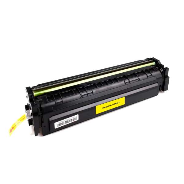 代用裝 HP 202X (CF502X)(黃墨）(高容量）碳粉 Compatible HP 202X (CF502X) (Yellow) toner cartridge