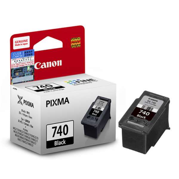 原裝 Canon 740 (普通裝) (黑墨)墨盒 Original Canon 740 (Low Cap.) (Black) ink cartridge