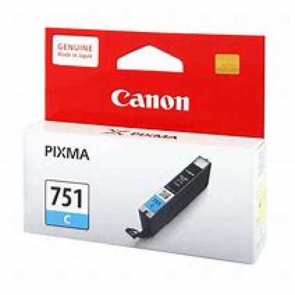 原裝Canon CLI-751 (低容量)(藍墨) 碳粉 Original Canon CLI-751 (Low Cap) (Cyan) ink cartridge