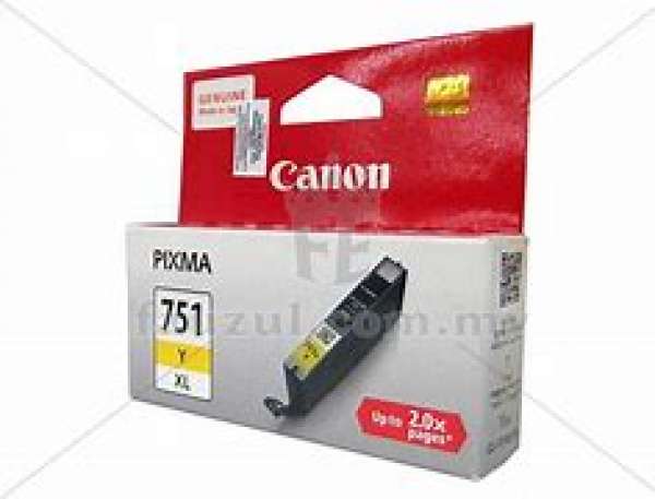 原裝Canon CLI-751 (低容量) (黃墨) 墨盒 Original Canon CLI-751 (Low Cap) (Yellow) ink cartridge