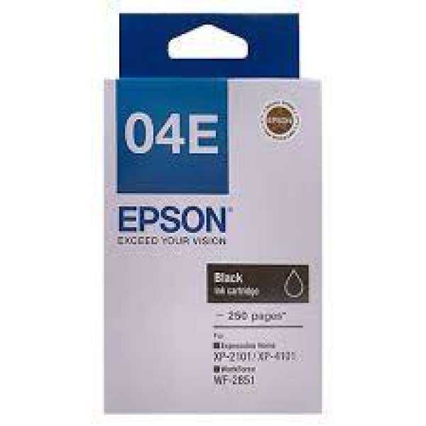 原裝 Epson (Bk) C13T04E183 (黑墨) 墨盒 Original Epson C130T04E183 (Black) ink cartridge