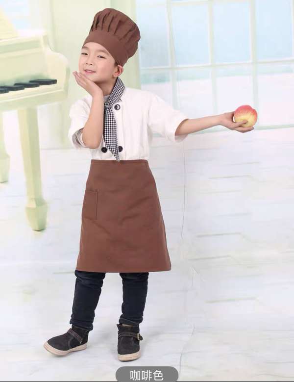 小童廚師扮演服裝（6-13歲）(4 件裝）Little   chef costume （Aged  6-13) (4 pcs set)