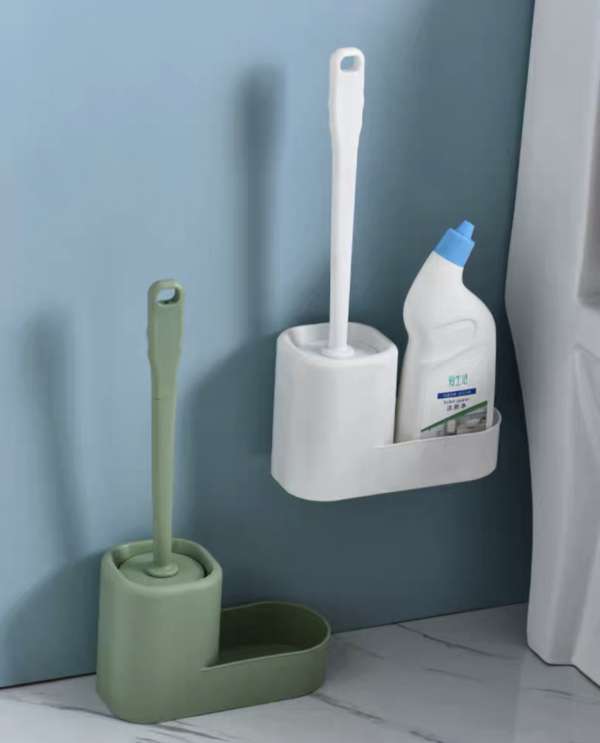廁所清潔擦（免打孔可吊掛）Toilet cleaning brush  (both hanging or on floor， no need to punch)