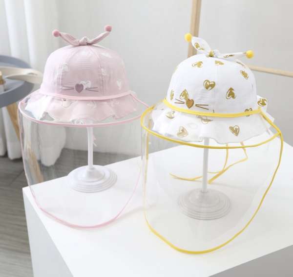 BB防飛沫防疫帽(S) Anti droplets hat/protector for baby (S)