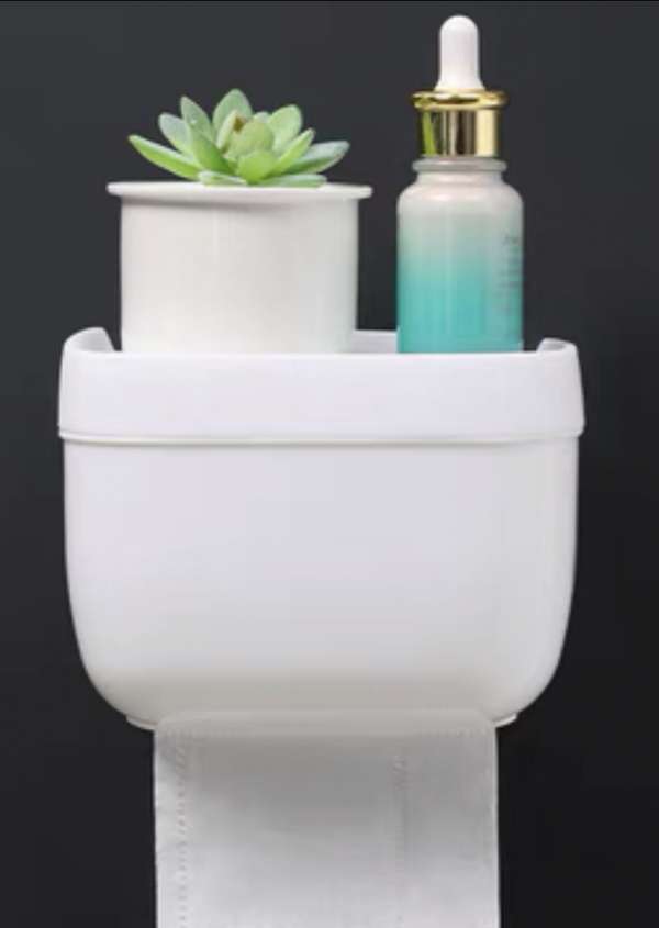 衞生慳位廁紙盒 Hygenic and Save Space Toilet Oaper Holder 